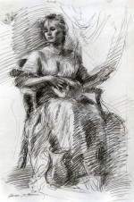 Study for The Pink Dress - Sitter Nikki Whittam Study for The Pink Dress - Sitter NikkiWhittam