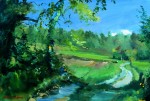Solo Exhibition, multiple Landscapes, Messums, 2002