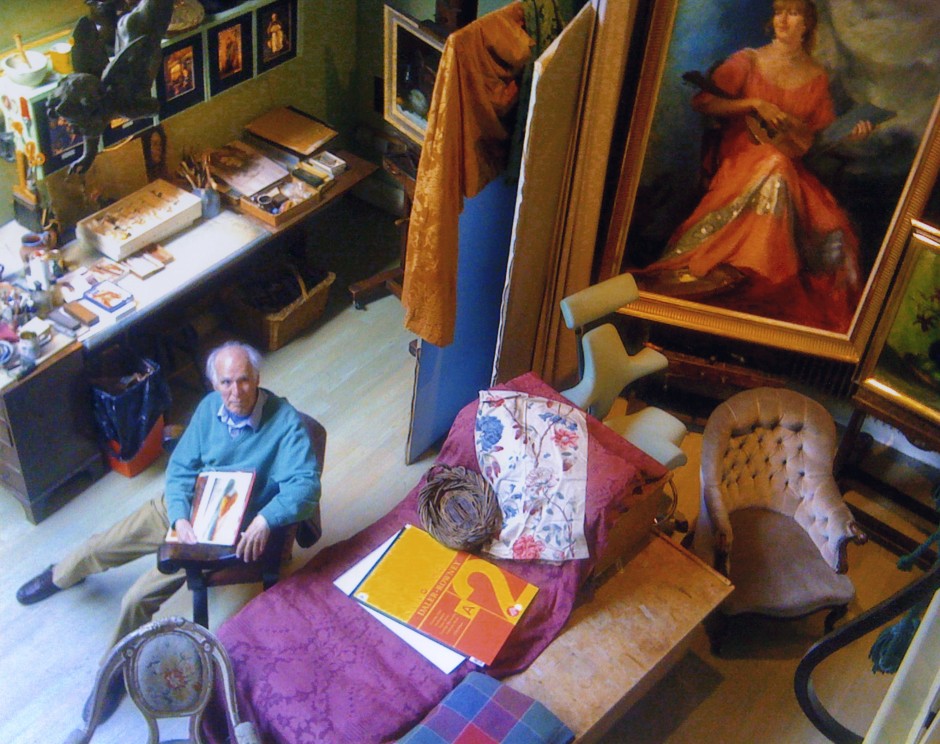 George J.D. Bruce, in his Kensington studio, 2009 2009Studio001