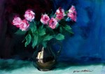 44. Pink Roses in Lustre